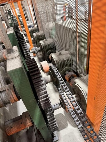 12 Stand, Bradbury, C & Z Purlin Rollforming Line, 3.5" arbor diameter, 26" roll space, 30" horizontal - Image 6
