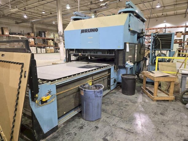 500 Ton, Bruno #FH500, Die Cutting Press, 112" x 70" bed, 10 stroke, 13" open height, 2 SPM, 480 V. - Image 2
