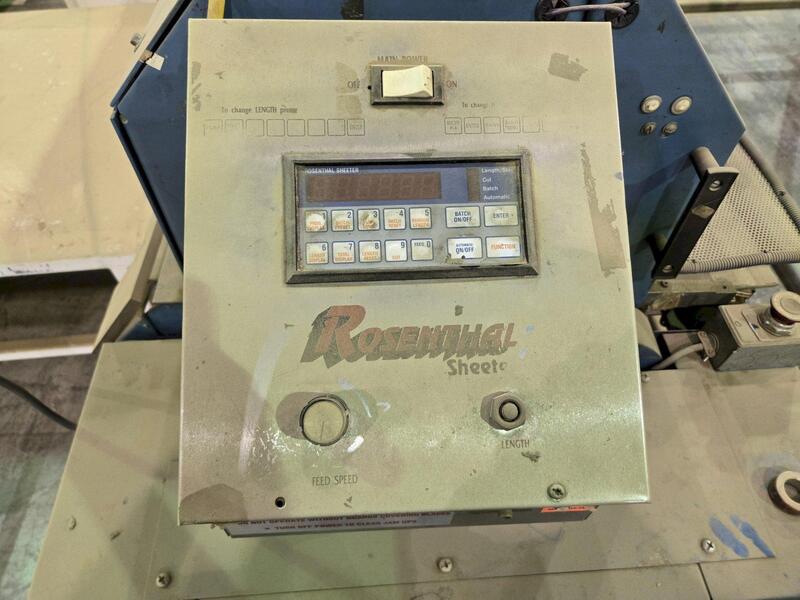 Rosenthal #WM-7-E-AA-24, Sheeter - Image 10