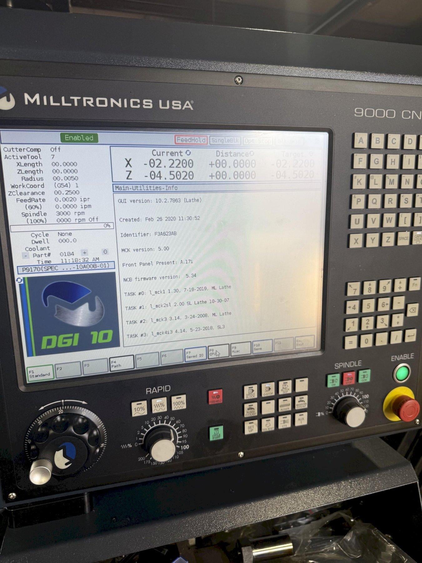 Milltronics #SL6-II, CNC Turning Center - Image 7