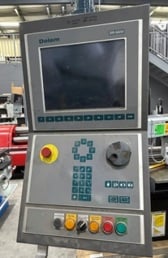 110 Ton Durma #25100, CNC Hydraulic Press Brake, 100' overall, 86" between housing, 18" open, 18" stroke, 16" - Image 2