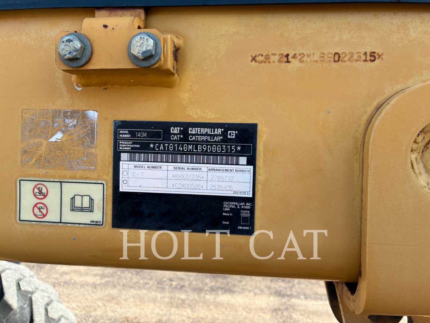 Caterpillar 140M, Motor Grader, 12095 hours, S/N: B9D00315, 2008 - Image 6