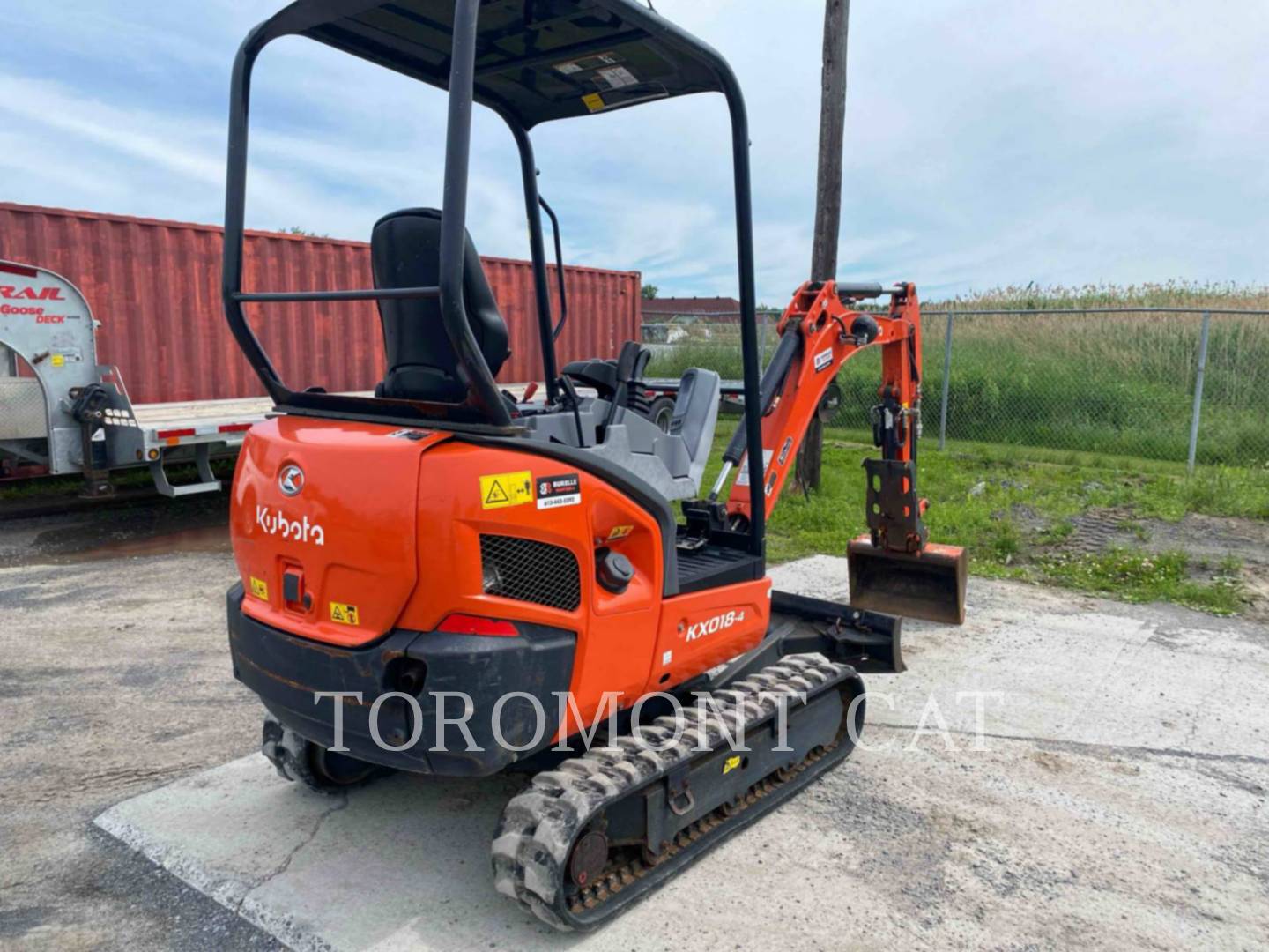 Kubota Tractor Corporation KX018-4, Mini Excavator, 965 hours, S/N: 46909, 2022 - Image 3