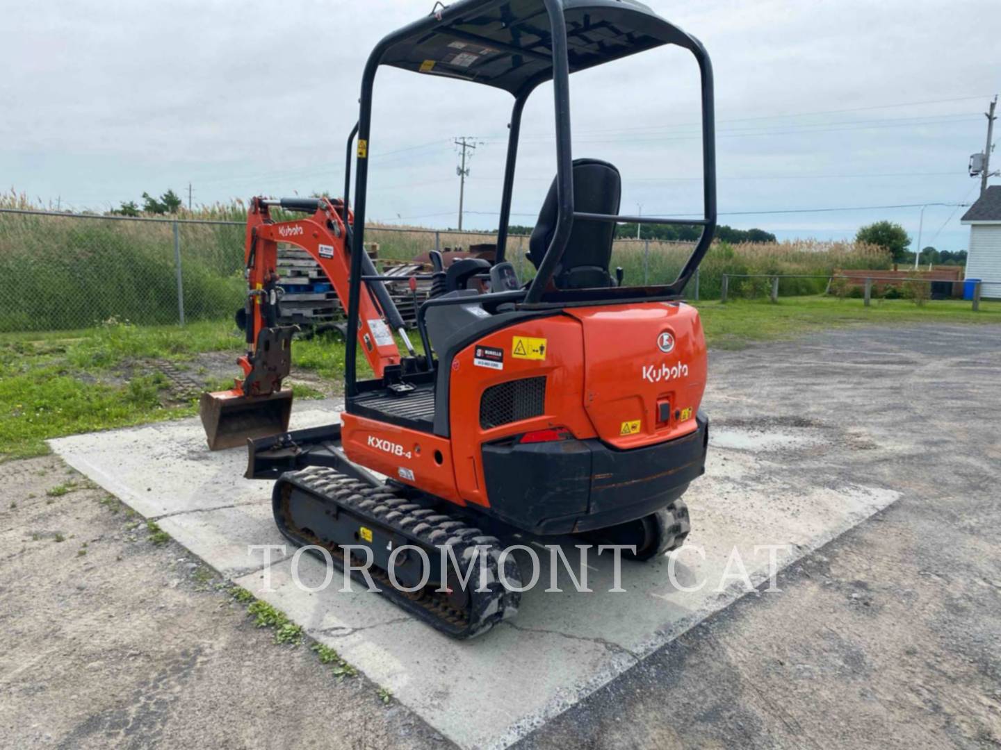 Kubota Tractor Corporation KX018-4, Mini Excavator, 965 hours, S/N: 46909, 2022 - Image 4