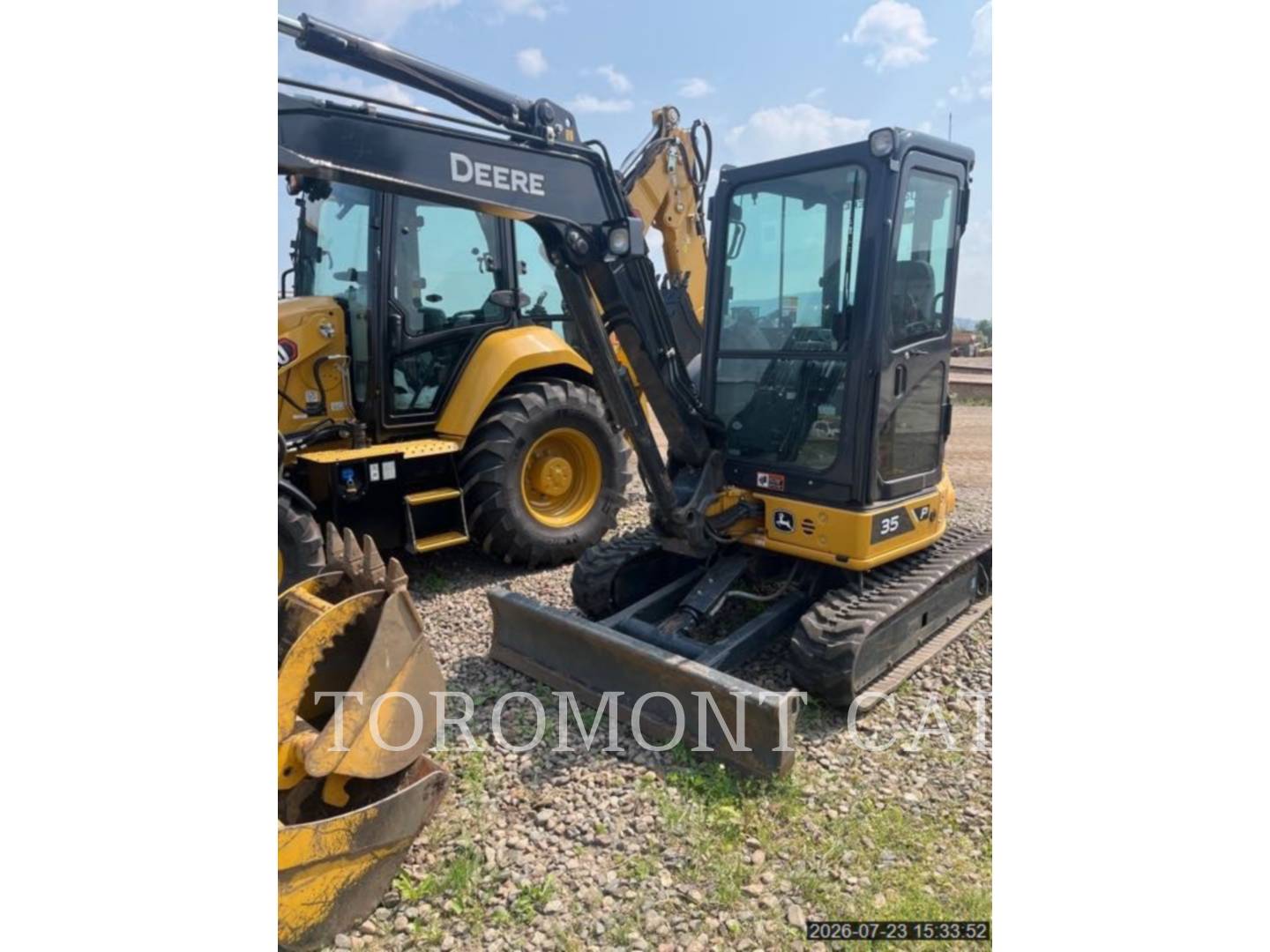 Deere & Co. 35P, Mini Excavator, 200 hours, S/N: 1FF035PAAPK002108, 2023 - Image 5