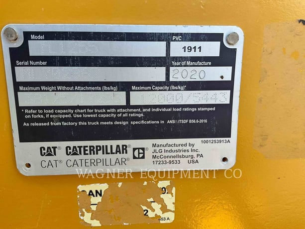 Cat TL1255D, Telehandler, 4755 hours, S/N: ML702862, 2020 - Image 6