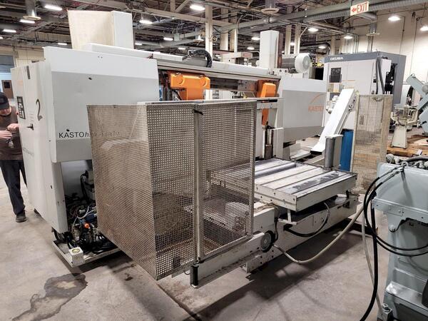 26" x 41" Kasto #HBA-A6X10, fully automatic horizontal band saw, 369" x 2.5" x .006" blade, 2000 - Image 6