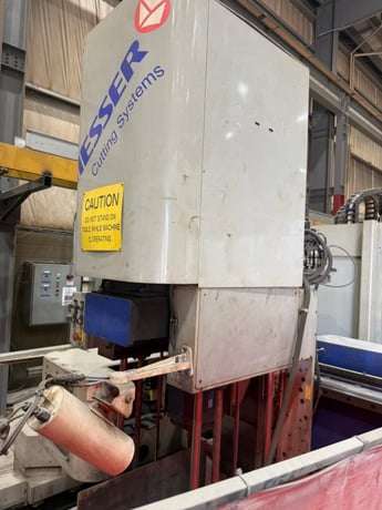Messer #TMC4500DB, 10' x 24' heavy duty plate processing machine, Messer Global Control, 2015 - Image 6