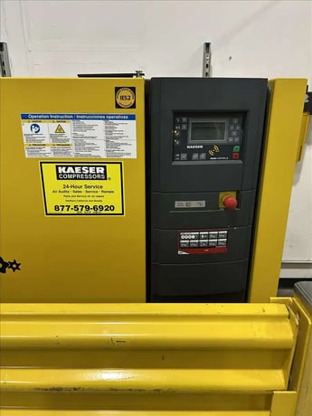 174 cfm, 125 psig, Kaeser #SFC-30ST, rotary screw air compressor, 40 HP, vari-speed, 2018 - Image 4