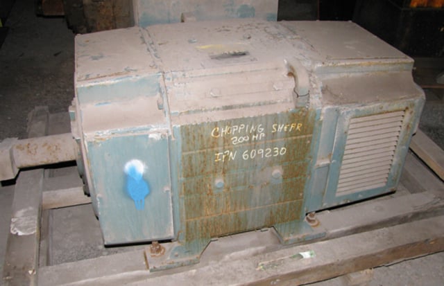 200 HP 1150 RPM Reliance, Frame B507ATZ, DPG-SV, shunt, 500 VA - Image 2