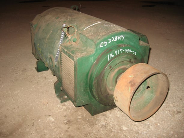 25 HP 1150/2000 RPM General Electric, Frame CD328ATY, DPFC, shunt, 500 VA, 120/240 VF - Image 1