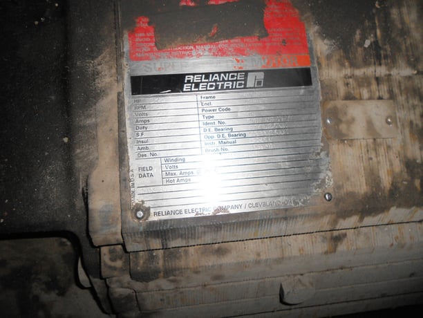 375 HP 1150/1380 RPM Reliance, Frame B509ATZ, DPG-FV, stab shunt, 500 VA, 300 VF - Image 2