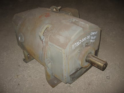 40 HP 650 RPM Allen-Bradley, Frame CD407AT, TENV, shunt, 500 VA, 300/150 VF - Image 1