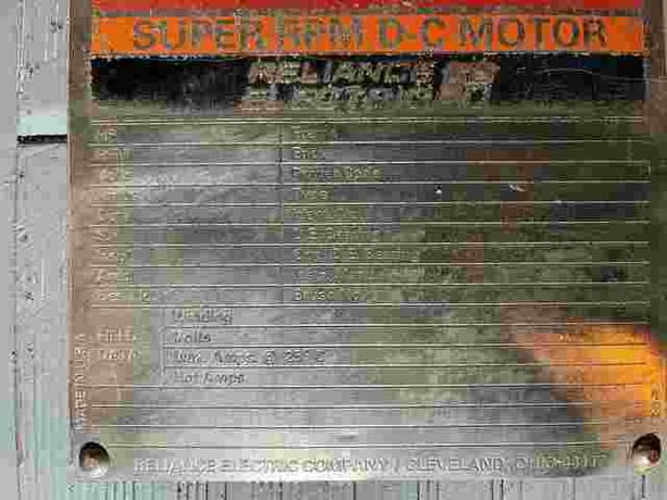 400 HP 1150/1360 RPM Reliance, Frame B509ATZ, DPG-FV, stab shunt, 500 VA, 300 VF - Image 2