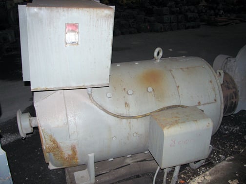 400 HP 600/1380 RPM Westinghouse, Frame B687-AS, DGFB, stab shunt, 500 VA, 240 VF - Image 2