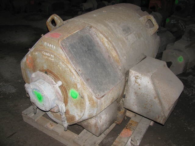 400 HP 1150/1500 RPM General Electric, Frame CD685AS, SPFG, stab shunt, 500 VA - Image 2