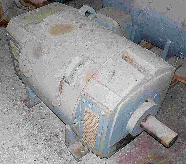 50 HP 850 RPM General Electric, Frame 407AT, DPFG, stab shunt, 500 VA - Image 2