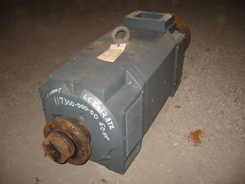 50 HP 1150/2000 RPM Reliance, Frame LC3212ATZ, DP, stab shunt, 500 VA, 300 VF - Image 1