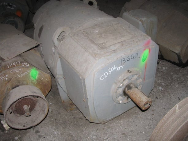 75 HP 650 RPM General Electric, Frame CD506ATY, DPFC-BV, stab shunt, 500 VA, 300 VF - Image 2