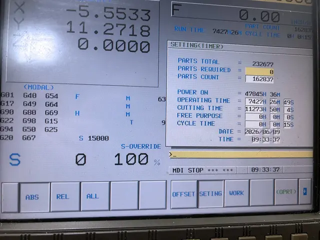 Fanuc #Robodrill-T14iB, vertical machining center, 19.7" X, 15.7" Y, 13" Z, 15000 RPM, 14 automatic tool - Image 6