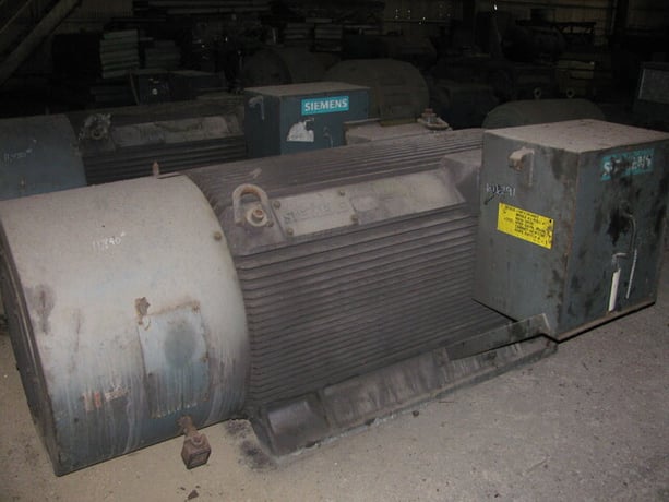 1250 HP 1690 RPM Siemens, Frame 788S, TEFC, inverter duty, 660 Volts - Image 2