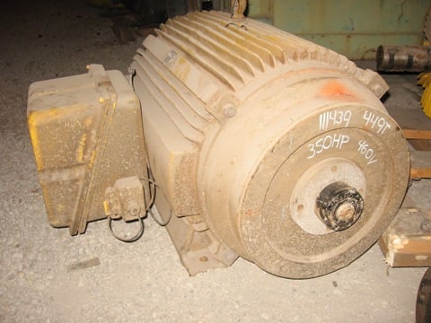 350 HP 1200 RPM Zenar, Frame 449T, TEFC-BB, inverter duty, 460 Volts - Image 1