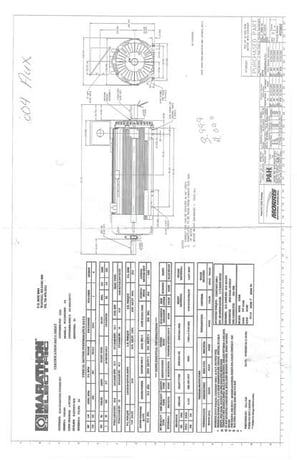 350 HP 895 RPM Marathon, Frame 5013, TEFCBB, inverter duty, 460 Volts (2 available) - Image 1