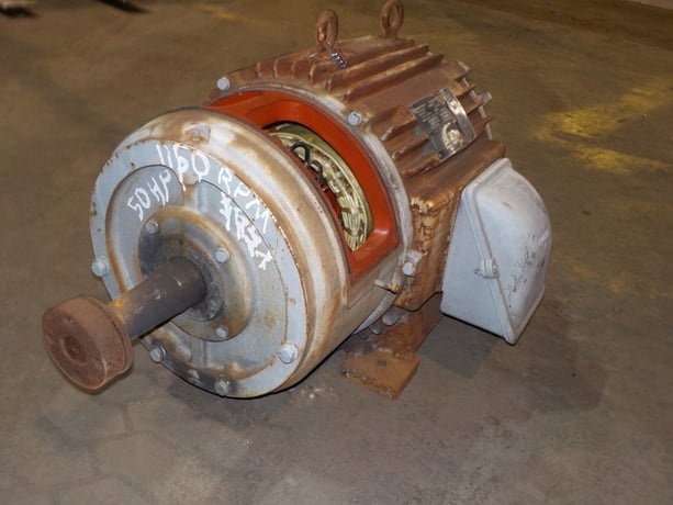 50 HP 1150 RPM P & H, Frame HEW365X, TENV, 230/460 Volts, 280 Sec. - Image 2