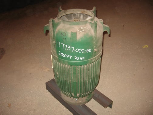 25 HP 1770 RPM Westinghouse, Frame HOUSE280TPY, TEFC, VHS, vertical hollow shaft, vertical hollow shaft - Image 1