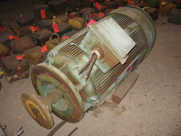 350 HP 1788 RPM Reliance, Frame 23EB5010P, TEFC, VSS, vertical solid shaft, vertical solid shaft, 2300 Volts - Image 1