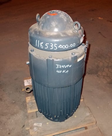40 HP 1780 RPM U.S. Motors, Frame 324VPH, TEFC, VHS, vertical hollow shaft, vertical hollow shaft, 460 Volts - Image 1
