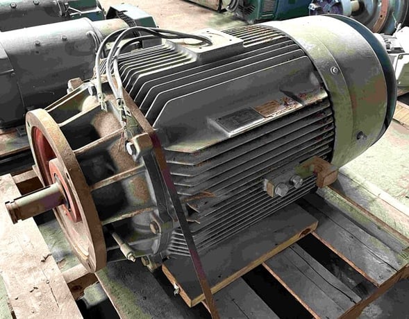 75 HP 885 RPM Siemens, Frame 444HP, TEFC, VSS, vertical solid shaft, vertical solid shaft, no ratchet, 460 - Image 1