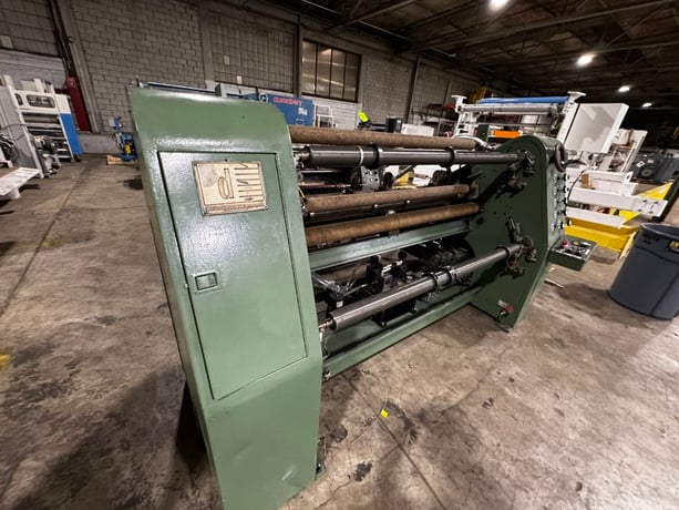 Dusenbery #635-BL, Duplex Slitter Rewinder, 62" working width, 40" max. unwind diameter, 24" max. rewind - Image 6