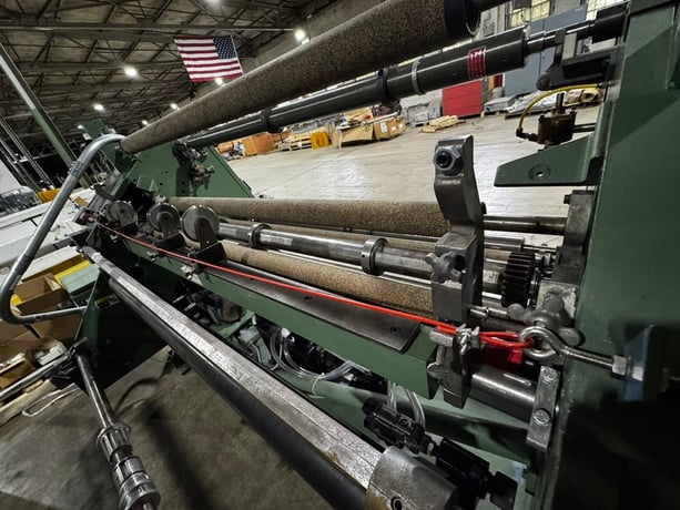 Dusenbery #635-BL, Duplex Slitter Rewinder, 62" working width, 40" max. unwind diameter, 24" max. rewind - Image 7