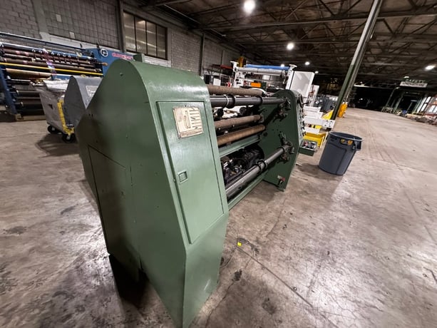 Dusenbery #635-BL, Duplex Slitter Rewinder, 62" working width, 40" max. unwind diameter, 24" max. rewind - Image 10