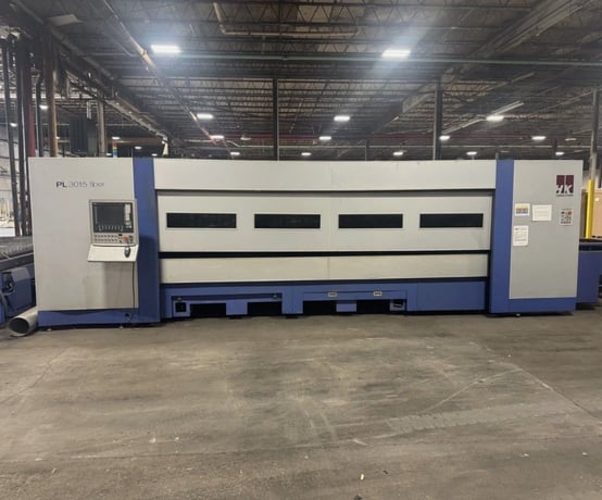 HK Laser #PL3015, Fiber Laser Cutter, 3000 watt, 5' x 10' bed, IPG Photonics YLS-3000, operator control - Image 1
