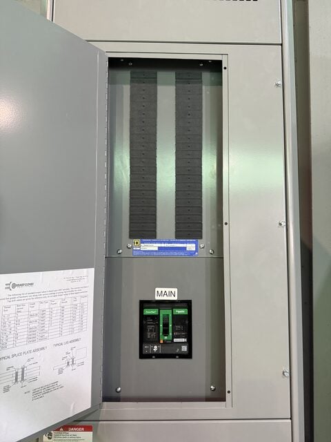 250 Amp. Square D, NQ-Series, Main Breaker Panelboard, 415Y/240 VAC, 4-wire, 3PH, (12 available) - Image 2