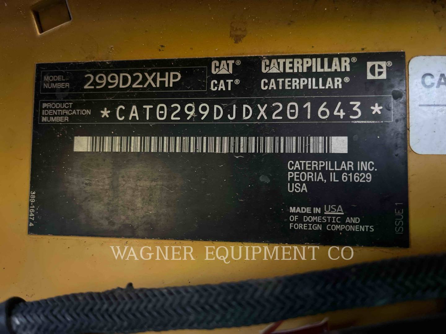 Caterpillar 299D2 XHP, 3890 hours, S/N: DX201643, 2017 - Image 6