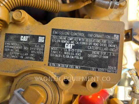 Cat 262D3, Skid Steer Loader, 216 hours, S/N: TP403917, 2024 - Image 8