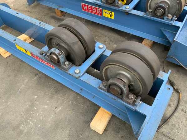 10 Ton, Webb #T-18, 20000 lb. tank turning rolls, pendant Control, 1 HP, 2018 - Image 3
