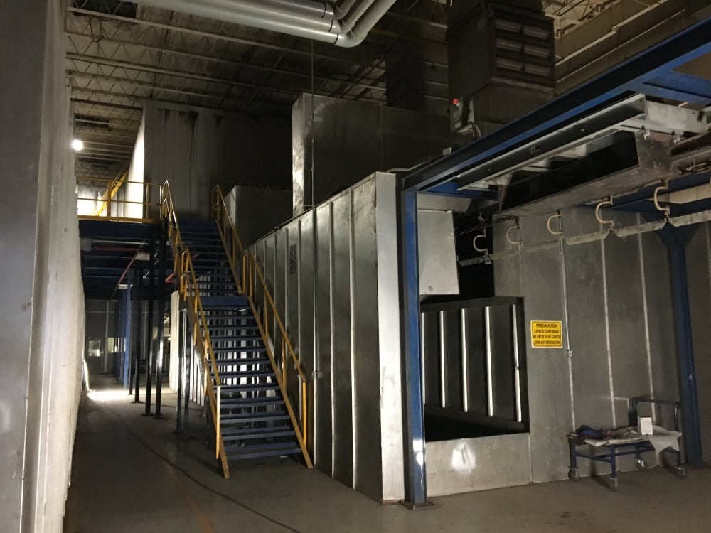 7 Stage, TTX Stainlees Steel powder coating system 4' 6" W x 5' 6" H, 15 FPM - Image 2