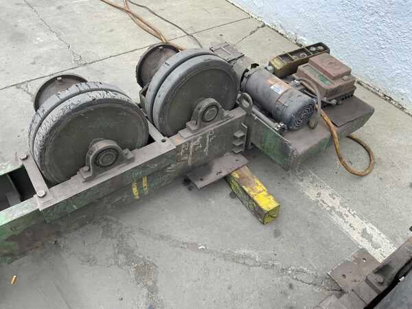 5 Ton, Ransome #AIRR, 10000 lb. power rollers, pendant Control, 1 HP, rubber wheels, 1981 - Image 5