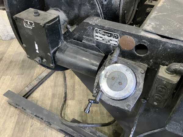 2500 lb. Aronson #D2500HH, welding positioner, 36" table diameter, 135° power tilt, power rotation, pendant - Image 4