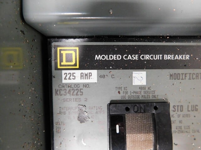 800 Amp. Square D, HCW-12-240262480, I-Line panelboard, 208Y/120 Volts, 3 phase, 4 W., 800 Amp. main breaker - Image 7