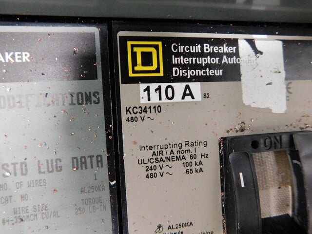 800 Amp. Square D, HCW-12-240262480, I-Line panelboard, 208Y/120 Volts, 3 phase, 4 W., 800 Amp. main breaker - Image 9