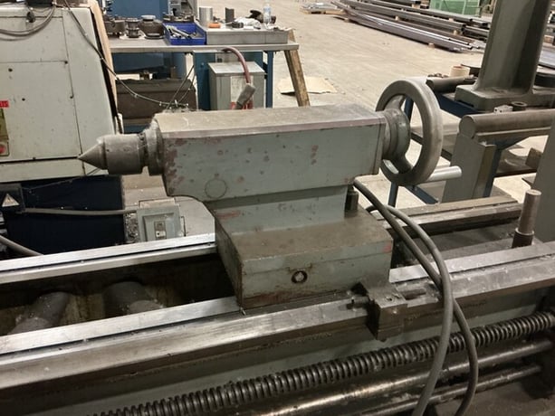 24" x 72" Tarnow #TUJ50, gap bed lathe, 8' bed, 6' between centers, 3.75" hole thru spindle, inch/metric, 11 - Image 3