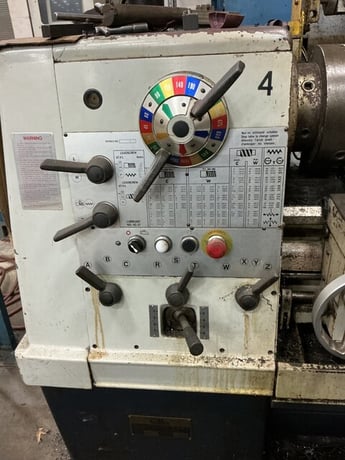 Willis #CP-1550, Microcut engine lathe, 2-1/4" hole thru spindle, inch/metric, Newall digital read out - Image 4