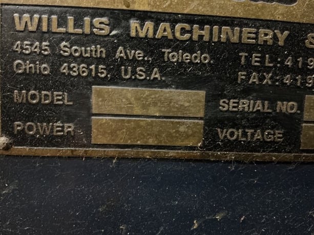 Willis #CP-1550, Microcut engine lathe, 2-1/4" hole thru spindle, inch/metric, Newall digital read out - Image 6