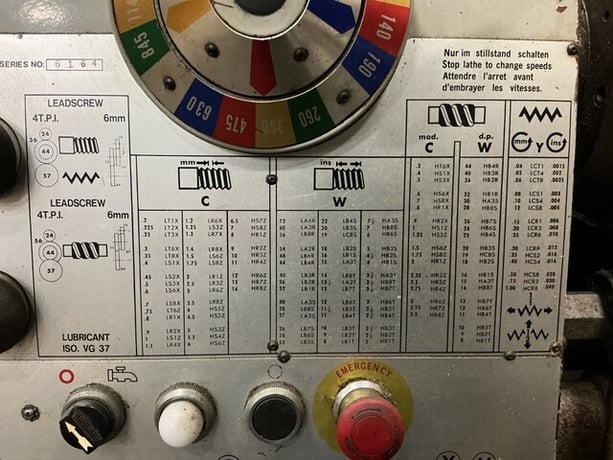Willis #CP-1550, Microcut engine lathe, 2-1/4" hole thru spindle, inch/metric, Newall digital read out - Image 8