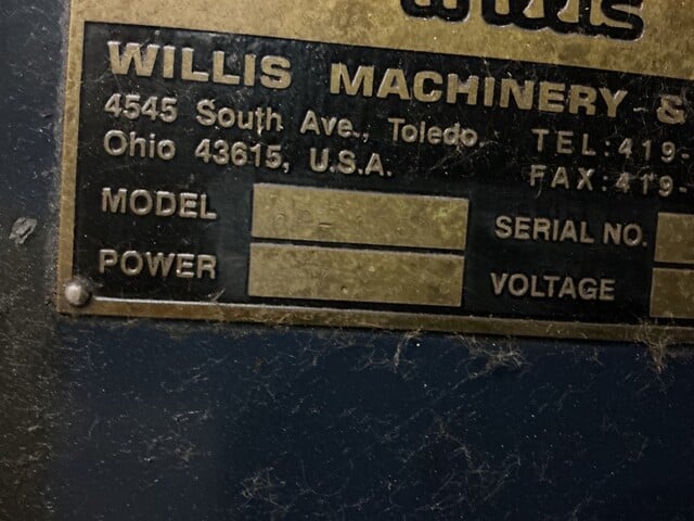 Willis #CP-1550, Microcut engine lathe, 2-1/4" hole thru spindle, inch/metric, Newall digital read out - Image 9